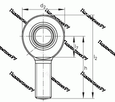 Подшипник GAR 15-DO