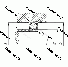 Подшипник 7303-B-TVP