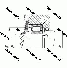 Подшипник NJ 213-E-TVP 2